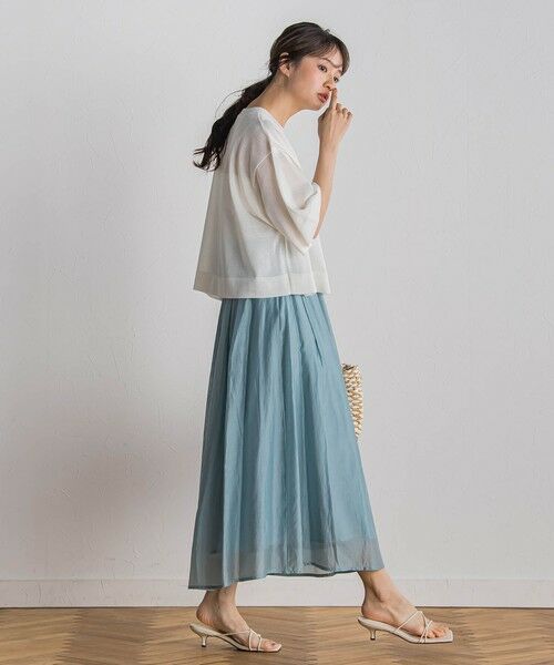 Droite lautreamont / ドロワットロートレアモン ニット・セーター | シアーワイドTニット≪手洗い可能≫ | 詳細2