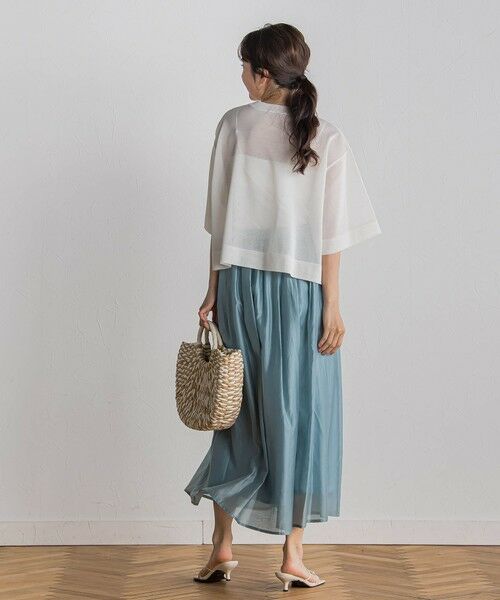 Droite lautreamont / ドロワットロートレアモン ニット・セーター | シアーワイドTニット≪手洗い可能≫ | 詳細3