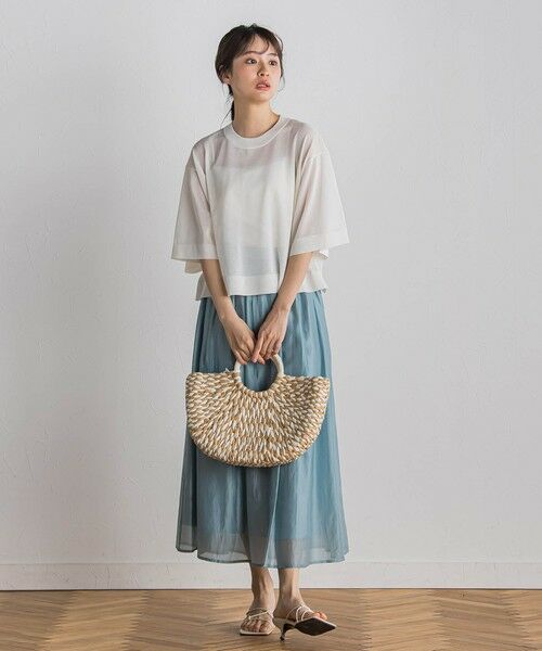 Droite lautreamont / ドロワットロートレアモン ニット・セーター | シアーワイドTニット≪手洗い可能≫ | 詳細5