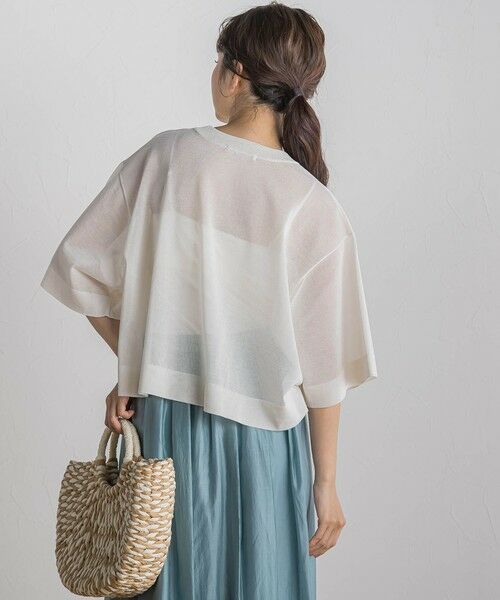 Droite lautreamont / ドロワットロートレアモン ニット・セーター | シアーワイドTニット≪手洗い可能≫ | 詳細8