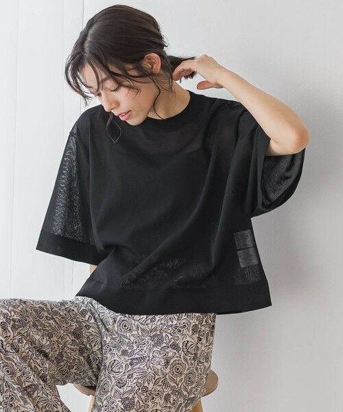 Droite lautreamont / ドロワットロートレアモン ニット・セーター | シアーワイドTニット≪手洗い可能≫ | 詳細13