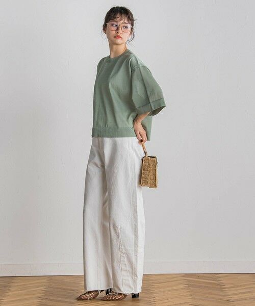 Droite lautreamont / ドロワットロートレアモン ニット・セーター | シアーワイドTニット≪手洗い可能≫ | 詳細16