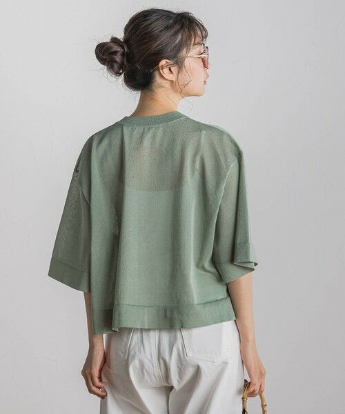 Droite lautreamont / ドロワットロートレアモン ニット・セーター | シアーワイドTニット≪手洗い可能≫ | 詳細24