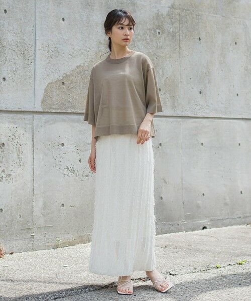 Droite lautreamont / ドロワットロートレアモン ニット・セーター | シアーワイドTニット≪手洗い可能≫ | 詳細27