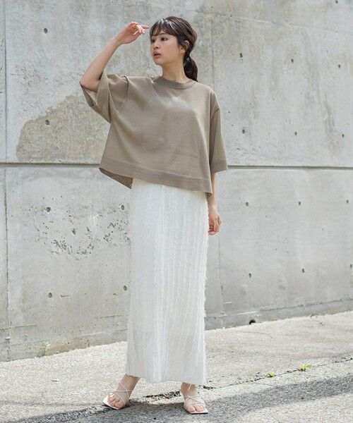 Droite lautreamont / ドロワットロートレアモン ニット・セーター | シアーワイドTニット≪手洗い可能≫ | 詳細28