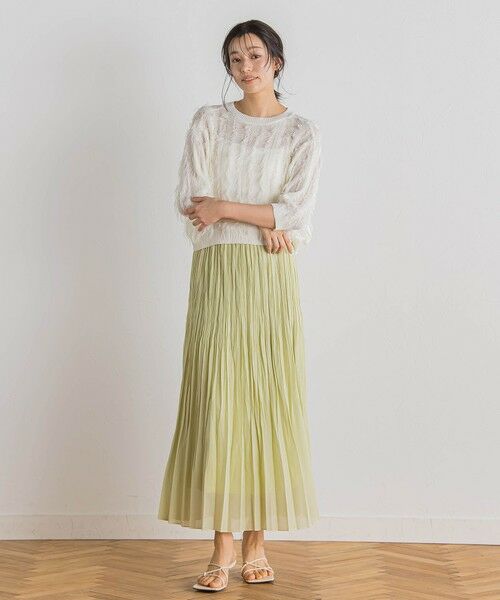 Droite lautreamont / ドロワットロートレアモン ニット・セーター | フリンジニットプルオーバー≪手洗い可能≫ | 詳細2