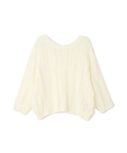 Droite lautreamont / ドロワットロートレアモン ニット・セーター | フリンジニットプルオーバー≪手洗い可能≫ | 詳細7