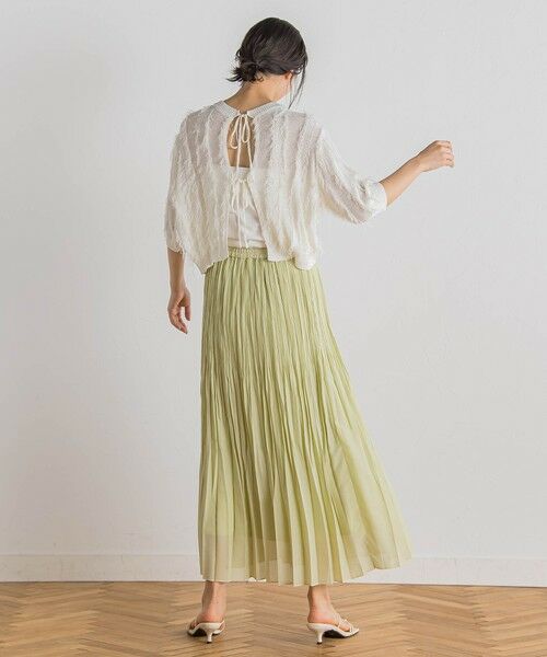 Droite lautreamont / ドロワットロートレアモン ニット・セーター | フリンジニットプルオーバー≪手洗い可能≫ | 詳細3