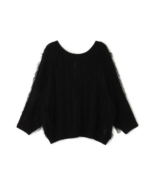 Droite lautreamont / ドロワットロートレアモン ニット・セーター | フリンジニットプルオーバー≪手洗い可能≫ | 詳細16