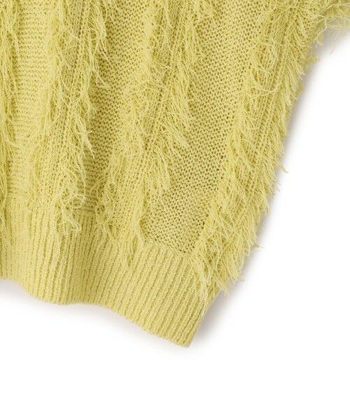 Droite lautreamont / ドロワットロートレアモン ニット・セーター | フリンジニットプルオーバー≪手洗い可能≫ | 詳細29