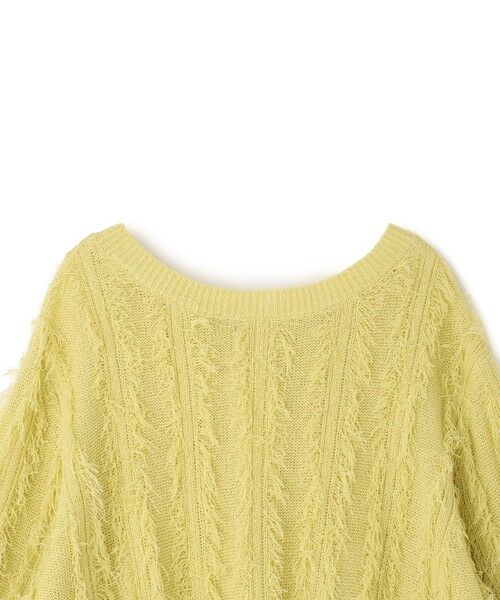 Droite lautreamont / ドロワットロートレアモン ニット・セーター | フリンジニットプルオーバー≪手洗い可能≫ | 詳細30