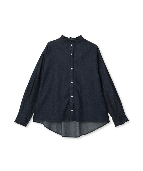 Droite lautreamont / ドロワットロートレアモン シャツ・ブラウス | ダンガリーデニムシャツ≪洗濯機で洗える≫ | 詳細9
