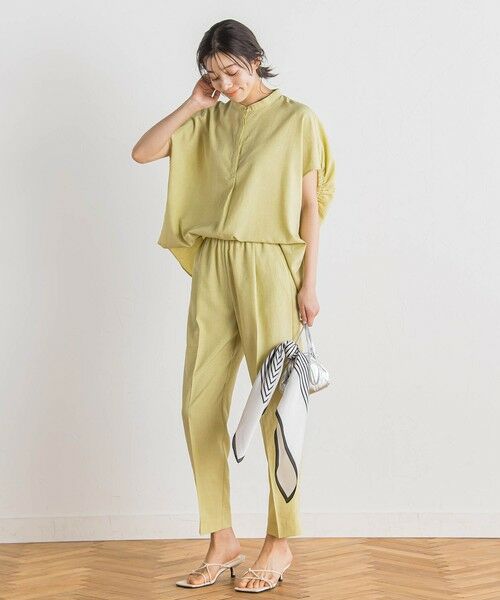 Droite lautreamont / ドロワットロートレアモン シャツ・ブラウス | タンブラーブッチャーブラウス≪手洗い可能≫ | 詳細1