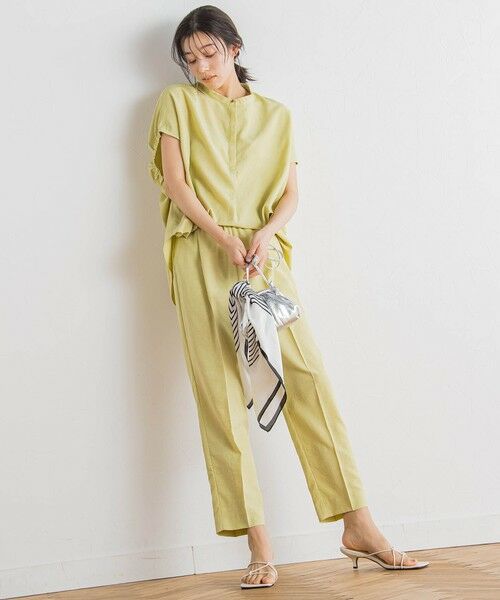 Droite lautreamont / ドロワットロートレアモン シャツ・ブラウス | タンブラーブッチャーブラウス≪手洗い可能≫ | 詳細5