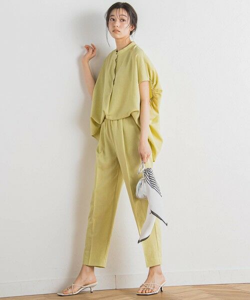 Droite lautreamont / ドロワットロートレアモン シャツ・ブラウス | タンブラーブッチャーブラウス≪手洗い可能≫ | 詳細6