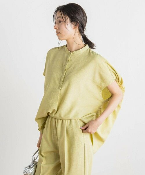 Droite lautreamont / ドロワットロートレアモン シャツ・ブラウス | タンブラーブッチャーブラウス≪手洗い可能≫ | 詳細7