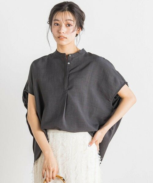 Droite lautreamont / ドロワットロートレアモン シャツ・ブラウス | タンブラーブッチャーブラウス≪手洗い可能≫ | 詳細13