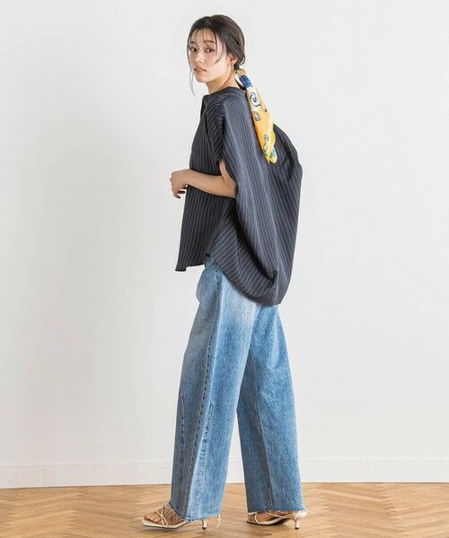 Droite lautreamont / ドロワットロートレアモン シャツ・ブラウス | タンブラーブッチャーブラウス≪手洗い可能≫ | 詳細18