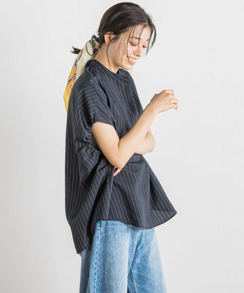 Droite lautreamont / ドロワットロートレアモン シャツ・ブラウス | タンブラーブッチャーブラウス≪手洗い可能≫ | 詳細21