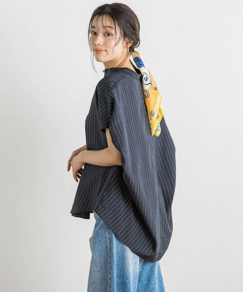 Droite lautreamont / ドロワットロートレアモン シャツ・ブラウス | タンブラーブッチャーブラウス≪手洗い可能≫ | 詳細22