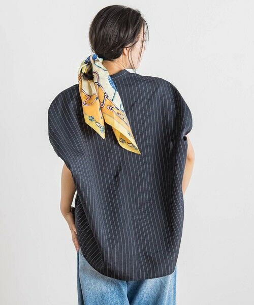 Droite lautreamont / ドロワットロートレアモン シャツ・ブラウス | タンブラーブッチャーブラウス≪手洗い可能≫ | 詳細23