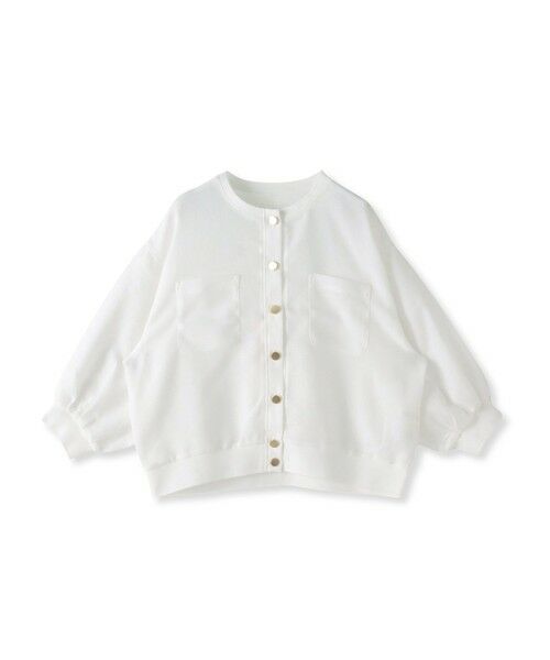 Droite lautreamont / ドロワットロートレアモン カーディガン・ボレロ | 変わり織メッシュカーディガン≪手洗い可能≫ | 詳細8