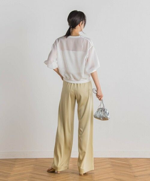 Droite lautreamont / ドロワットロートレアモン カーディガン・ボレロ | 変わり織メッシュカーディガン≪手洗い可能≫ | 詳細3