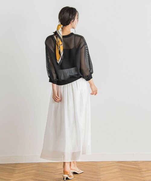 Droite lautreamont / ドロワットロートレアモン カーディガン・ボレロ | 変わり織メッシュカーディガン≪手洗い可能≫ | 詳細10