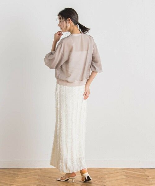 Droite lautreamont / ドロワットロートレアモン カーディガン・ボレロ | 変わり織メッシュカーディガン≪手洗い可能≫ | 詳細24