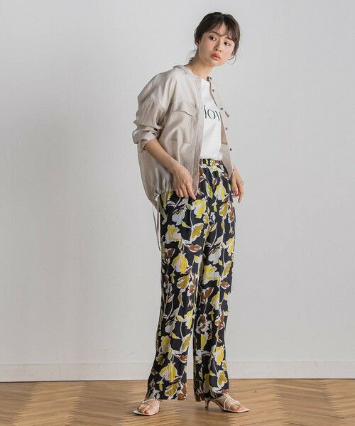 Droite lautreamont / ドロワットロートレアモン シャツ・ブラウス | セミシアードロストブラウス≪手洗い可能≫ | 詳細21