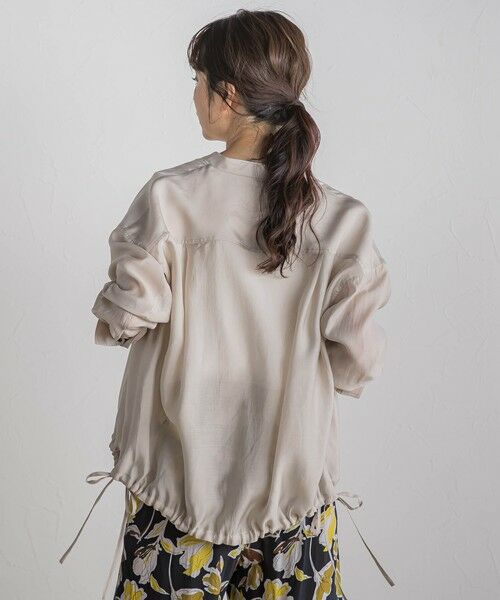 Droite lautreamont / ドロワットロートレアモン シャツ・ブラウス | セミシアードロストブラウス≪手洗い可能≫ | 詳細27