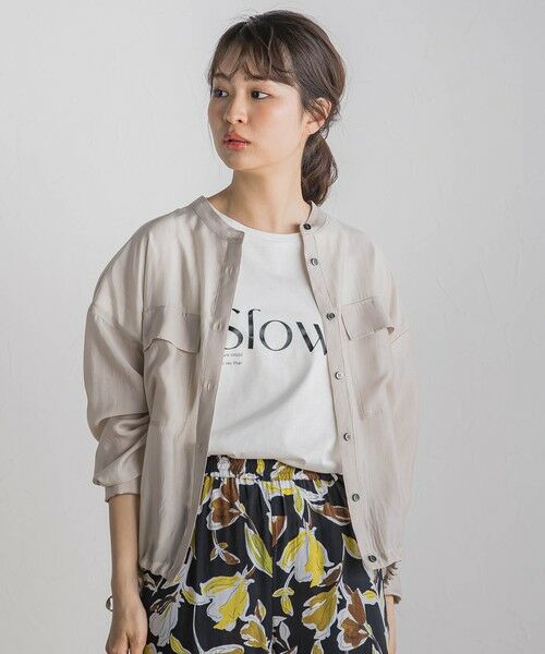 Droite lautreamont / ドロワットロートレアモン シャツ・ブラウス | セミシアードロストブラウス≪手洗い可能≫ | 詳細28