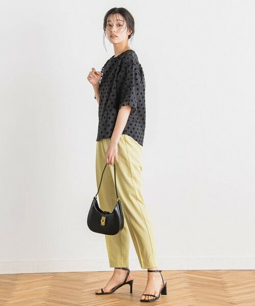 Droite lautreamont / ドロワットロートレアモン シャツ・ブラウス | フロッキードットブラウス≪手洗い可能≫ | 詳細1