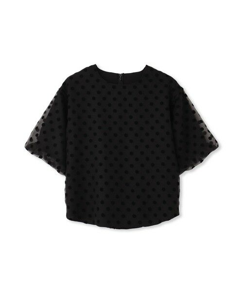Droite lautreamont / ドロワットロートレアモン シャツ・ブラウス | フロッキードットブラウス≪手洗い可能≫ | 詳細7