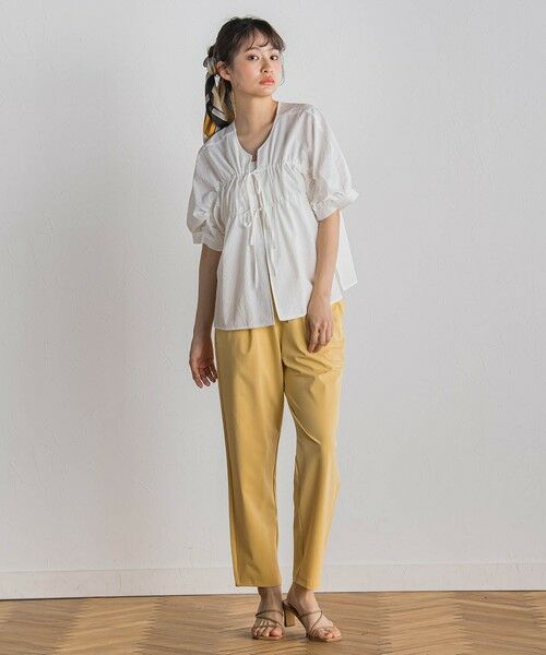 Droite lautreamont / ドロワットロートレアモン シャツ・ブラウス | 【WEB限定】カラミタンブラーリボンブラウス≪手洗い可能≫ | 詳細5