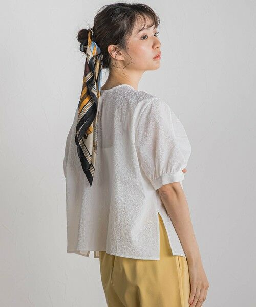 Droite lautreamont / ドロワットロートレアモン シャツ・ブラウス | 【WEB限定】カラミタンブラーリボンブラウス≪手洗い可能≫ | 詳細7