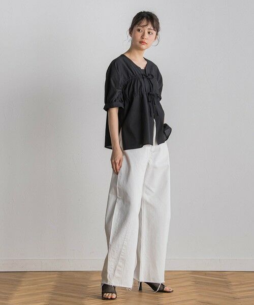 Droite lautreamont / ドロワットロートレアモン シャツ・ブラウス | 【WEB限定】カラミタンブラーリボンブラウス≪手洗い可能≫ | 詳細11