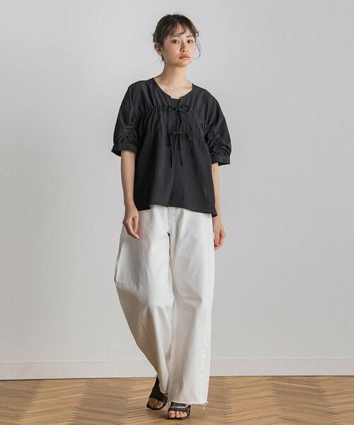 Droite lautreamont / ドロワットロートレアモン シャツ・ブラウス | 【WEB限定】カラミタンブラーリボンブラウス≪手洗い可能≫ | 詳細15