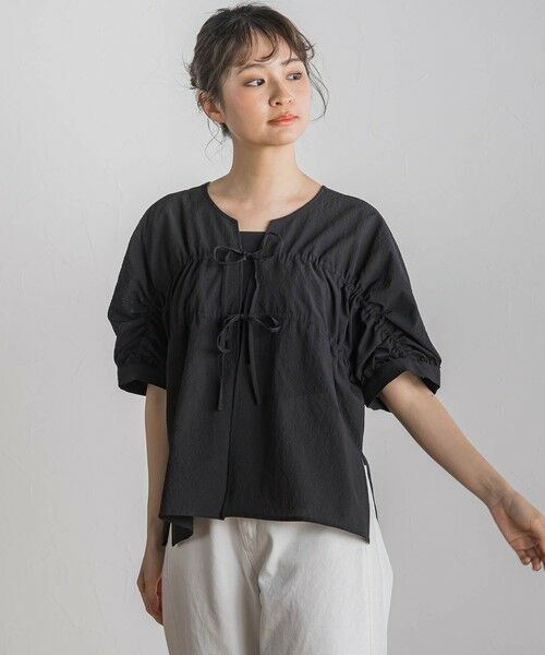 Droite lautreamont / ドロワットロートレアモン シャツ・ブラウス | 【WEB限定】カラミタンブラーリボンブラウス≪手洗い可能≫ | 詳細16