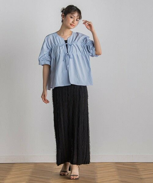 Droite lautreamont / ドロワットロートレアモン シャツ・ブラウス | 【WEB限定】カラミタンブラーリボンブラウス≪手洗い可能≫ | 詳細20