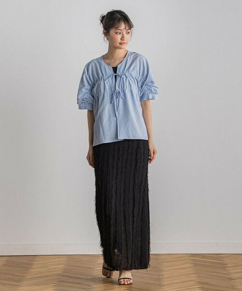 Droite lautreamont / ドロワットロートレアモン シャツ・ブラウス | 【WEB限定】カラミタンブラーリボンブラウス≪手洗い可能≫ | 詳細24