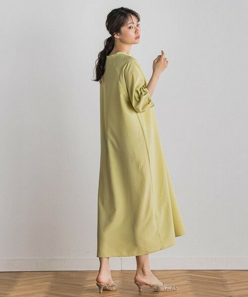 Droite lautreamont / ドロワットロートレアモン ロング・マキシ丈ワンピース | タンブラーブッチャーワンピース≪手洗い可能≫ | 詳細13