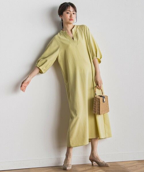 Droite lautreamont/ドロワットロートレアモン タンブラーブッチャーワンピース≪手洗い可能≫ イエロー M Droite lautreamont/ドロワットロートレアモン タンブラーブッチャーワンピース≪手洗い可能≫ イエロー M