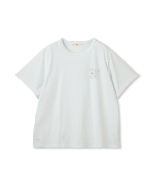 Droite lautreamont / ドロワットロートレアモン カットソー | ロゴブローチ風Tシャツ≪手洗い可能≫ | 詳細10