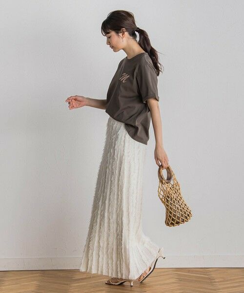 Droite lautreamont / ドロワットロートレアモン カットソー | ロゴブローチ風Tシャツ≪手洗い可能≫ | 詳細14