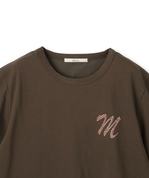 Droite lautreamont / ドロワットロートレアモン カットソー | ロゴブローチ風Tシャツ≪手洗い可能≫ | 詳細23