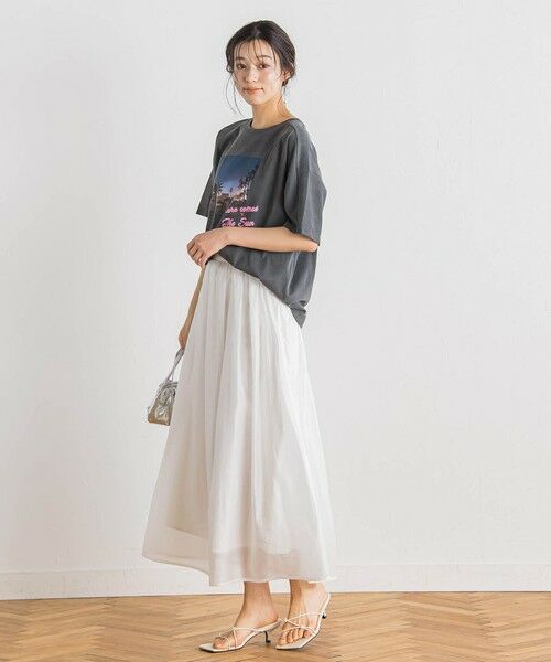 Droite lautreamont / ドロワットロートレアモン カットソー | ネオンロゴフォトプリントT≪手洗い可能≫ | 詳細4