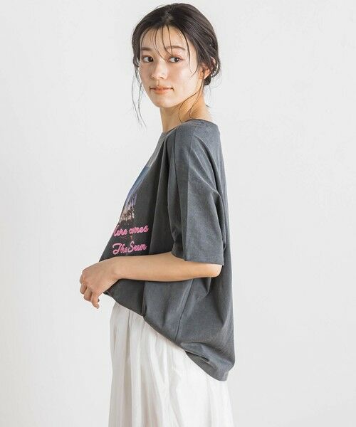 Droite lautreamont / ドロワットロートレアモン カットソー | ネオンロゴフォトプリントT≪手洗い可能≫ | 詳細7