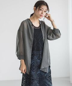 Droite lautreamont / ドロワットロートレアモン シャツ・ブラウス | 【WEB限定】シアーリネンライクBACKリボンシャツ≪手洗い可能≫