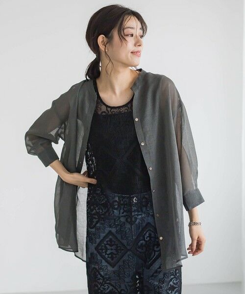 Droite lautreamont / ドロワットロートレアモン シャツ・ブラウス | 【WEB限定】シアーリネンライクBACKリボンシャツ≪手洗い可能≫ | 詳細19